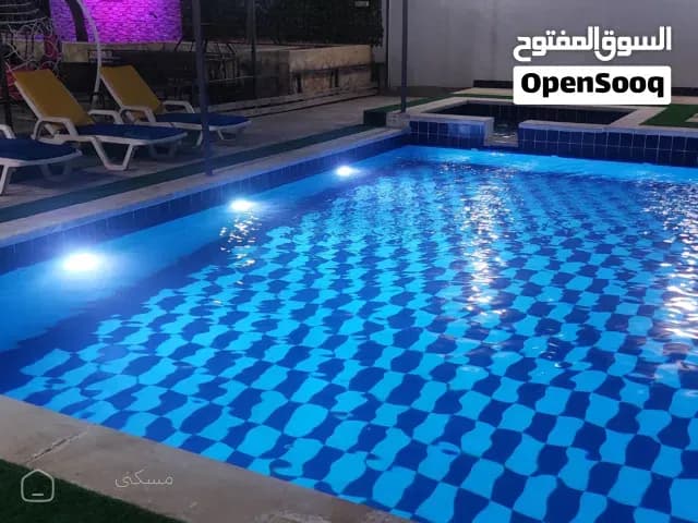 شاليه ومزرعة تل الروضه مزارع وشاليهات للايجار بأفضل الأسعار متوفر حجوزات يومي مسبح و بلياردو وتنس .. — مزرعة في الشونة الجنوبية